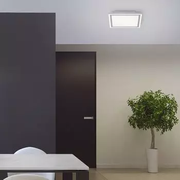 Подсветка прямая светодиодная окантовка панели белая 31,4 х 31,4 см с регулировкой яркости LeuchtenDirekt, белый