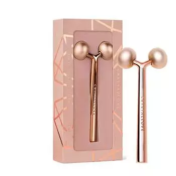 Подтягивающий массажер для лица CRYSTALLOVE - розовое золото