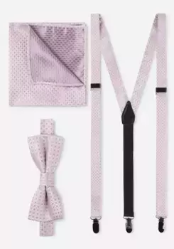 Подтяжки MONTI (3 шт.), украшены аппликацией из искусственной кожи сзади, минималистичный рисунок, цвет Rose