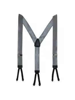 Подтяжки мужские диагональные Eastside, серебряный