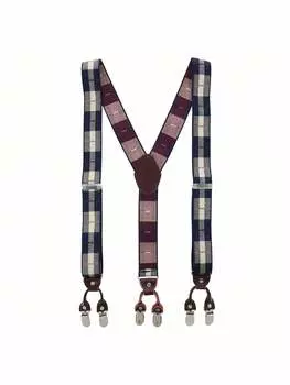 Подтяжки мужские, коричневый