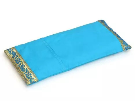 Подушечка для глаз Выбор Лакшми бирюзовая Yogishop