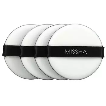 Подушечки для макияжа Missha Air In Puff, 4 шт.