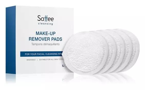 Подушечки для снятия макияжа Saffee Cleansing Make-up Remover Pads