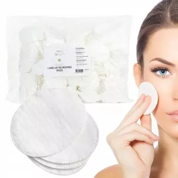 Подушечки косметические LARGE Flakes 100% хлопок ОВАЛ одноразовые 0,5кг Inny Producent