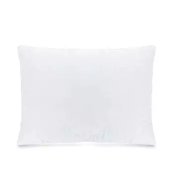 Подушка 40х60 стеганая подушка наполнитель подушка постельная подушка подушка из микрофибры подушка для сна для аллергиков (белая, 40 х 60 см) livessa