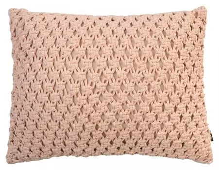 Подушка - 45 x 45 см - кремовый - хлопок - плетеный вид - на молнии Blyco Textil Group BV