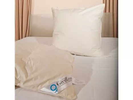 Подушка 80х80 подушка для сна перьевая подушка Тюлень Nomite Sluka, белый