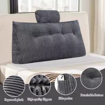 Подушка антомическая Ele eleoption, серый