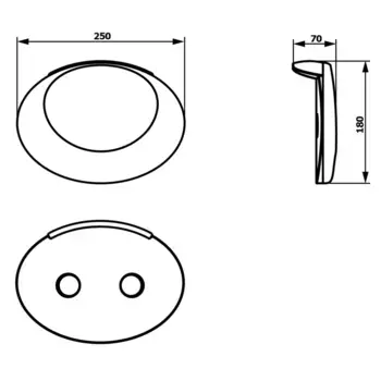 Подушка антомическая HAK, черный