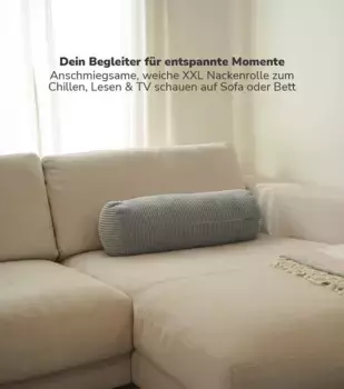 Подушка антомическая Mokebo, серый