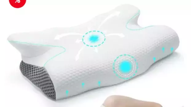 Подушка антомическая OKWISH, серый