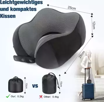 Подушка антомическая Xdovet, черный