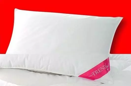 Подушка Badenia Trendline Micro белая, 40 x 80 см