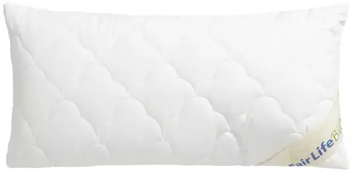 Подушка Be Fair Life "Tencel KbA", чехол: органический хлопок, (1 шт.) 40х80 см, цвет natur