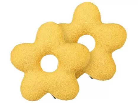 Подушка Beliani 2 шт CAMPONULA, 40x40x40 см, желтый