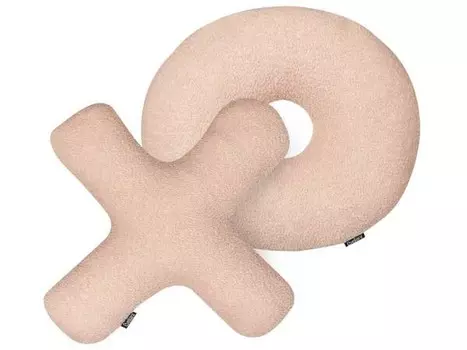 Подушка Beliani 2 шт HESPERIS, 46x46x46 см, розовый