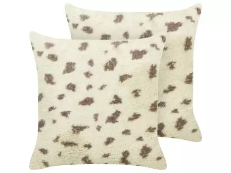 Подушка Beliani 2 шт KASRA, 45x45x45 см, бежевый