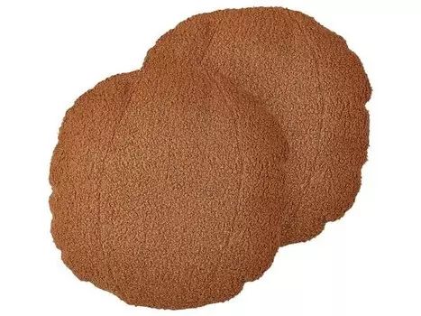 Подушка Beliani 2 шт RUTABAGA, 30x30x30 см, коричневый