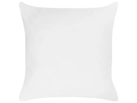 Подушка BELIANI, белый чехол из лиоцелла высотой 80 х 80 см с полиэстеровым наполнителем, квадратная мягкая подушка для кровати, подходящая для спальни аллергиков.