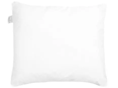 Подушка BELIANI, белый чехол из микрофибры высотой 80 х 80 см с полиэстеровым наполнителем, квадратная мягкая подушка для кровати, подходящая для спальни аллергиков.