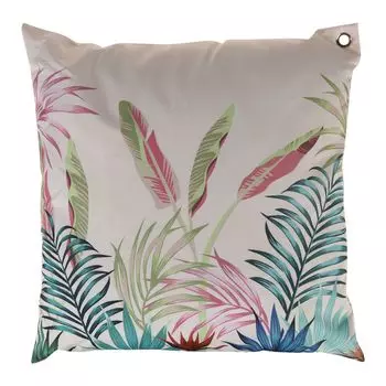 Подушка - белый - синий - зеленый - розовый - 45 x 45 см - травяной мотив - для сада Koopman