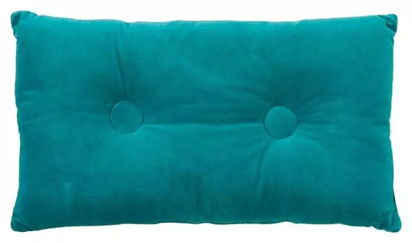 Подушка - бирюзовый - 30 х 50 см - бархатный вид Blyco Textil Group BV