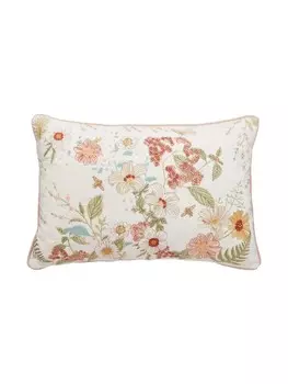 Подушка Butlers Blumen L 60 x B 40cm COTTON VELVET, красочный