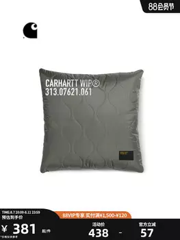 Подушка Carhartt WIP с логотипом в стиле милитари, зеленый