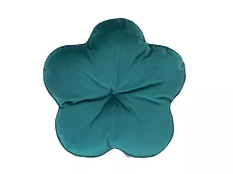 Подушка-цветок-бирюзовыйы "Samt&Sonders" 100% полиэстер beties