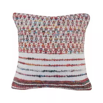 Подушка декоративная HomeRoots, красный / зеленый