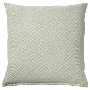 Подушка декоративная Ikea Sandtrav, 45x45 см, серо-зеленый/белый