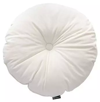 Подушка Dekoria Velvet, 37x8x37 см, кремовый