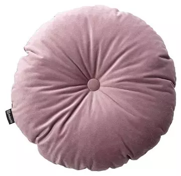 Подушка Dekoria Velvet, 37x8x37 см, розовый