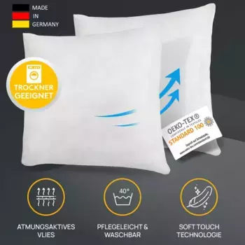 Подушка DiscountDeal24, белый