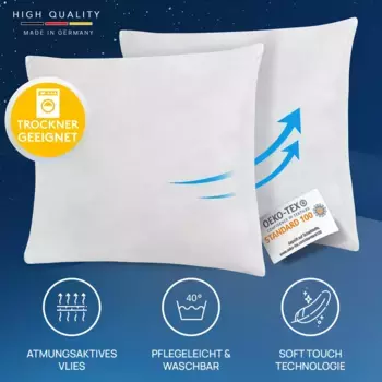 Подушка DiscountDeal24, белый