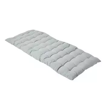 Подушка для 2-местной скамьи HOMESCAPES серая, 100 % хлопок, серый