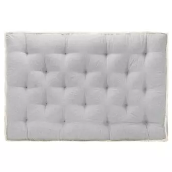 Подушка для дивана-поддона серая 120x80x10 см DKD HOME DECOR