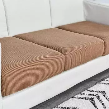 Подушка для дивана, утолщенный дизайн, анти-выцветание, эластичный диван Saats, чехол, мебельная фурнитура-верблюжий, размеры: M Stuttg, бежевый