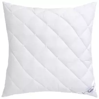 Подушка для дома из микрофибры "Мурау", наполнитель: полиэстер, чехол: микрофибра, (1 шт.), чехол с карбоном Home affaire 80х80 см, белый