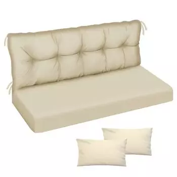 Подушка для голливудских качелей 100x50x50 Подушка для садовой скамейки и 2 подушки Подушка для поддона Подушка для скамейки Подушка для сиденья и подушка для спины Подушка для сиденья матраса Садовая подушка Гладкая лопата Зеленая [133] Ferocit...