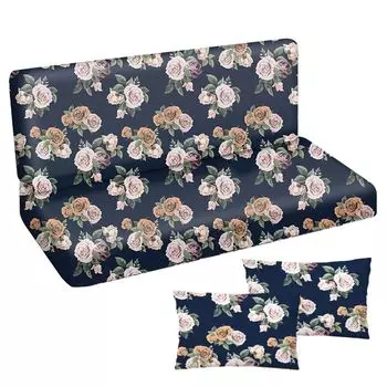 Подушка для голливудских качелей 150x50x50 Подушка для садовой скамейки и 2 подушки Подушка для поддона Подушка для скамейки Подушка для сиденья и подушка для спины Мягкая подушка для матраса Садовая подушка Гладкий зеленый [133] Ferocity, серый