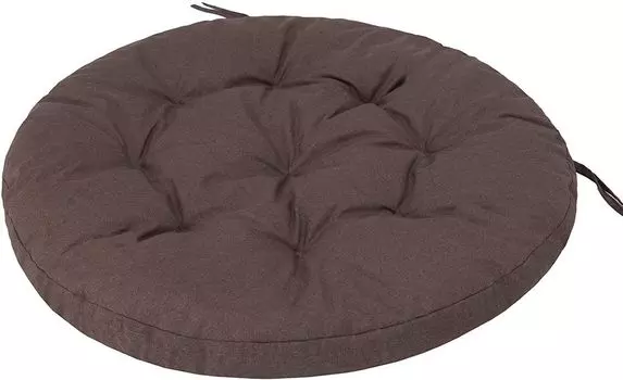 Подушка для качелей аиста, большая для подвешивания качелей типа «гнездо аиста», подушки для качелей, подушка для качелей, подушка для качелей, подвесные качели, подвесное гнездо для отдыха, отдых, ? 92 x 92 x 12 см, эко, лен, коричневый Hobbyga...