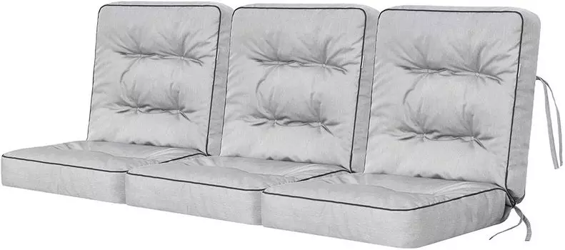 Подушка для качелей Лунные качели подушки подвесные качели подвесные подушки для стула подушки подушки садовая мебель подушка садовые качели зимний сад в помещении/на улице в помещении/на улице бежевый Hobbygarden, серый