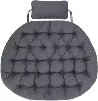 Подушка для качелей Лунные качели, подвесные качели, подвесные подушки для стула, подушки, подушки для садовой мебели, садовые качели, зимний сад, в помещении/на улице, в помещении/на открытом воздухе, графит Hobbygarden, синий