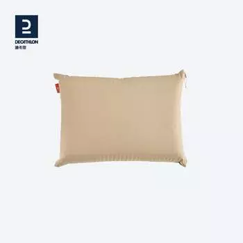Подушка для кемпинга Decathlon, удобная и мягкая одиночная подушка, удобная подушка для хранения, подушка для сна, ODC, цвет чая с молоком 2765856