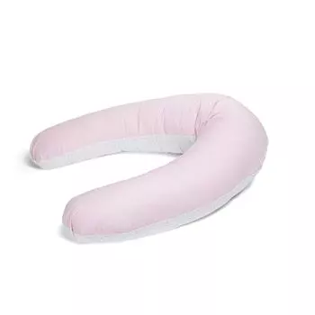 Подушка для кормления, подушка для беременных РОЗА для сна взрослых с хлопковым чехлом для матери и ребенка 160 см Dormalit
