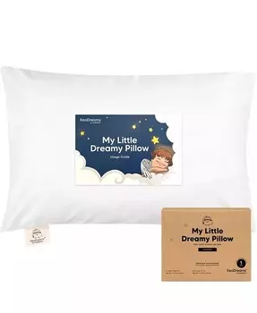 Подушка для малышей, 1 шт., мягкие подушки для сна из органического хлопка, детская подушка 13X18 KeaBabies, белый