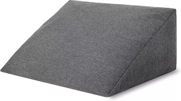 Подушка для ног, подушка для спины, подушка для головы, подушка для позиционирования тела, подушка, подушка для отдыха, подушка для реабилитации, ортопедическая подушка 45 х 55 х 27 см Темно-синий Hobbygarden, серый