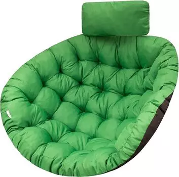 Подушка для обеденного стула ABAKUHAUS Alien, Doodle Monster, декоративная водонепроницаемая подушка с ремнями для кухонных сидений, 40 см x 40 см — упаковка из 12 шт., цвет лайм Hobbygarden, зеленый